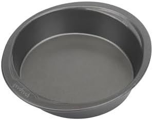 GoodCook Everyday Mini Round Cake Pan Heavy Duty Construction with Metal Utensil Safe Nonstick, 6-Inch, Gray