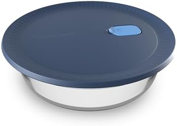 Tupperware Voila Glass Round Food Storage – Baking Dish, 1.8 qt / 1.7 L