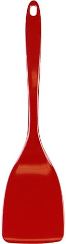 Reston Lloyd Spatula, Turner for Non-stick pans, Heat Resistant, BPA Free Melamine Utensil with Ergonomic Handle,11 inch, Red
