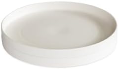 Nordic Ware 8-Inch Lunch Plate, Set of 2, White, Microwave Safe Polypropylene