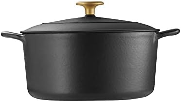 Tramontina Bestow Enameled Cast Iron 5.5-Qt Round Dutch Oven Pot with Lid