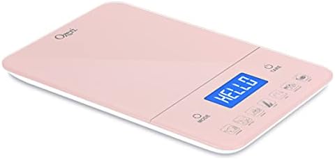 Ozeri Touch III 22 lbs (10 kg) Digital Kitchen Scale, in Tempered Glass