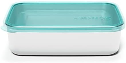 U-Konserve 45 oz Stainless Steel Food Container Bento Box Teal Silicone Lid