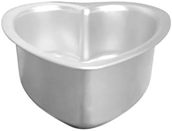 Heart Shaped Cake Pan - 6x3 Inch Aluminum Cake Tin for Weddings, Parties, and Family Occasions Make cake pans for 1-2 servings, heart-shaped small cake pan