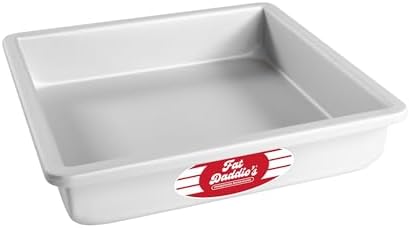 Fat Daddio's PSQ-992 Anodized Aluminum Square Cake Pan, 9 x 2 Inch