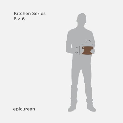 Epicurean Kitchen Series Cutting Board, 8" × 6", Nutmeg, 3.2 Pounds