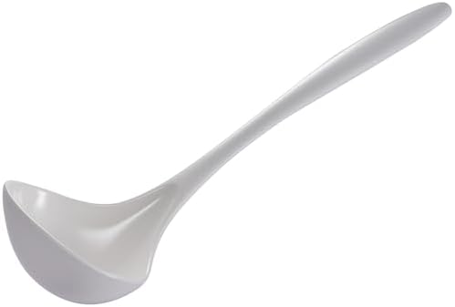 Gourmac White Melamine Soup Ladle 11.25"