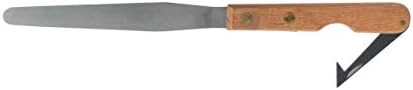 Apothecary Products 4.75" Stainless Steel Spatula and Blade, Wooden Handle