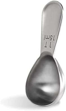U-Taste 18/8 Stainless Steel Coffee Scoop: 1 Tbsp Scoop Metal Measure Spoon