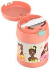 THERMOS FUNTAINER Kids Food Jar with Spoon, 10oz, Princesses