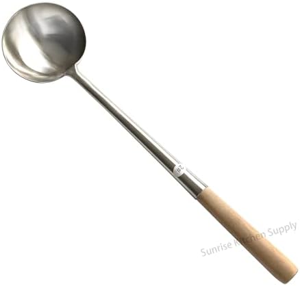 Sunrise Kitchen Supply Commercial Grade Wok Ladle 18" (#2)