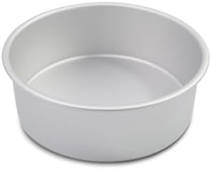 8×3 Inch Cake Pans, Aluminum Round Cake Tin, Baking Cake Pan for Wedding, Party, Family Occasions, Chocolate, Bread. (Round, 8×3 Round Cake Pan)