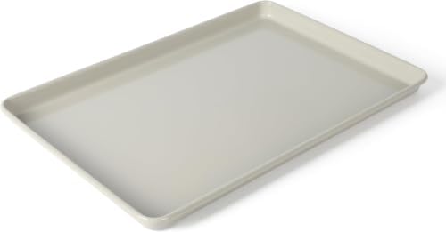 Martha Stewart Gallen 13 x 9 Inch Nonstick Carbon Steel Cookie Sheet – Cool Grey, Durable Bakeware for Even Baking and Easy Cleanup (Pack of 6)