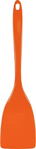 Reston Lloyd Spatula, Turner for Non-stick pans, Heat Resistant, BPA Free Melamine Utensil with Ergonomic Handle,11 inch, Orange