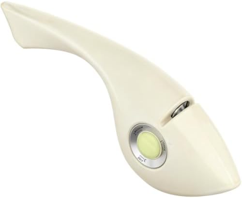 Knife Sharpener, 6 Adjustable Sharpening Angle, Coarse & Fine Knife Sharpener with Adjustable Angle Guide (Beige)
