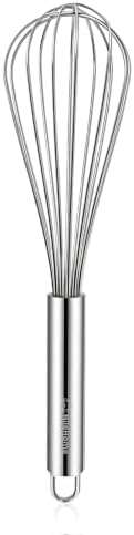 NileHome 1-Pack Stainless Steel Whisk,Kitchen Utensils for Cooking