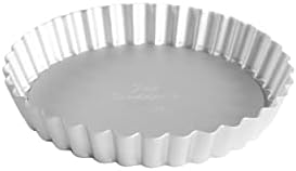 Fat Daddio's PFT-65 Round Fluted Tart Pan, 6.5 x 1 Inch