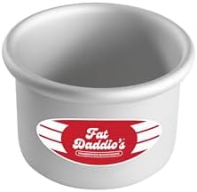Fat Daddio's Anodized Aluminum Round Cake Pan, 4 x 3 Inch