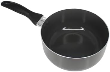 IMUSA 2 Qt Chef Cera Aluminum Ceramic Saucepan for Sauces, Gray