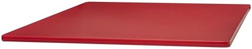 Winco 18" x 24" Red Heavy-Duty Cutting Board (Set of 6)