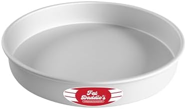 Fat Daddio's Round Cake Pan, 13 x 2 Inch, Silver