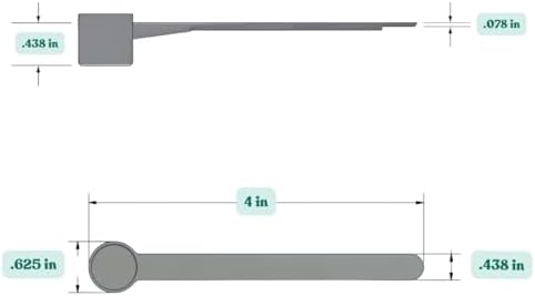 1.5 mL (1.5 CC) Long Handle Plastic Measuring Spoon for Coffee, Protein Powder, Pet Food, Spices, Grains, Dry Goods – Food-Grade BPA-Free (Pack of 10)