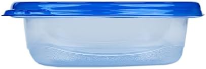 Glad GladWare Entree Food Storage Containers, Medium Square, 25 oz - 5 Count (Pack of 6)