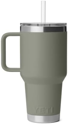 YETI Rambler 35 oz Straw Mug 2.0, Pampa Green