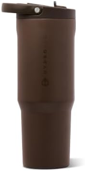 HydroJug Sport 40 oz Insulated Stainless Steel Water Bottle, Chestnut