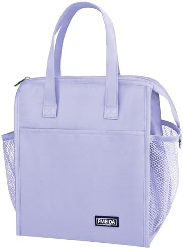 Insulated Lunch Bag Women, 12L Large Thermal Snack Bag Reusable Cooler Tote