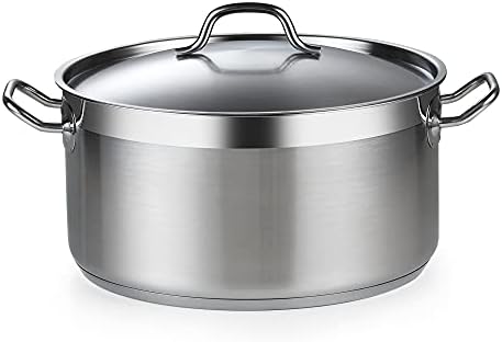 Cooks Standard Professional 9 Quart Stock Pot, Stainless Steel Dutch Oven