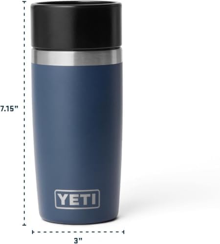 YETI Rambler 12 oz Travel Bottle, Stainless Steel, Vacuum Insulated with Leakproof Commuter Cap, Riverhead Green