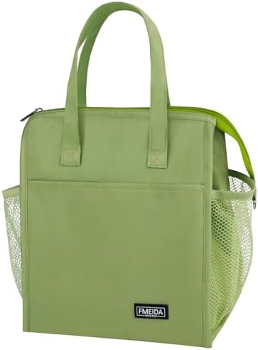 Insulated Lunch Bag Women, 12L Large Thermal Snack Bag Reusable Cooler Tote