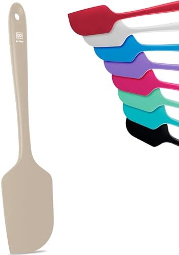 DI ORO Large Silicone Spatula - 600F Heat Resistant, Clay
