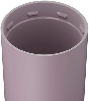 BrüMate Strova 18oz 100% Leakproof Insulated Coffee Mug | Ceramic-Lined Interior | Built-In Silicone Sleeve for Travel | Locking Flip Lid (Lilac Dusk)