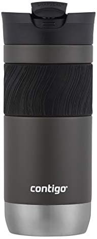 Contigo Byron 2.0 Stainless Steel Travel Mug with SNAPSEAL Lid 16oz. 2 Pack Sake/Juniper