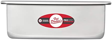 Fat Daddio's Anodized Aluminum Square Cake Pan, 12 x 4 Inch