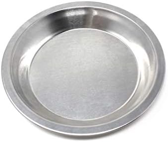 Pie Plate Aluminum Metal 8 Inch Pan - Set of 10