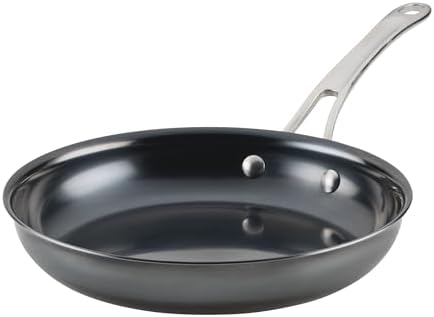 Anolon EverLast N2 Carbon Steel Frying Pan, 10-Inch, Black