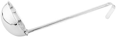 Restaurantware Met Lux 12 Ounce Portion Ladle 1 Multipurpose Portion Serving Spoon - Does Not Corrode Dishwashable Stainless Steel Portion Control Serving Utensil Premium