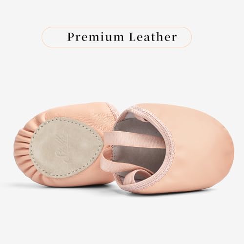 Stelle Genuine Leather Half Soles Dance Shoes Womens Lyrical Pirouette