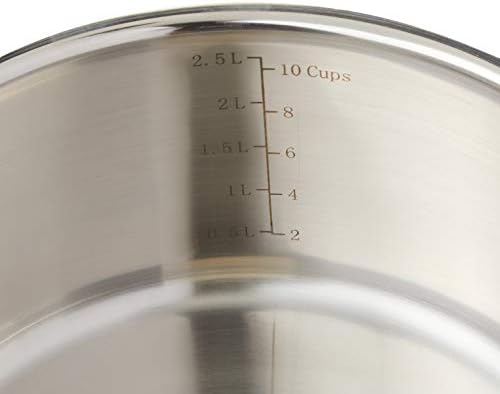 Cuisinart Professional Stainless Saucepan with Cover, 3-Quart, Stainless Steel