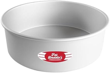 Fat Daddio's Round Cake Pan, 12 x 4 Inch, Silver
