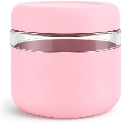 24 oz/3 Cup Glass Lunch Bowl Container with Lid, Leak & Spill Proof