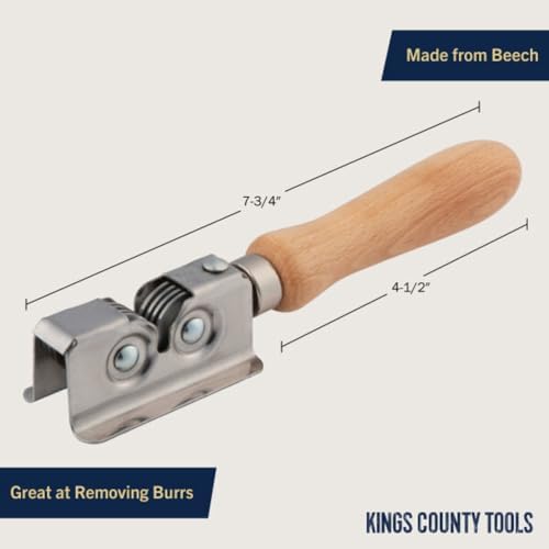 Kings County Tools Handheld Knife Sharpener, Manual Sharpening Tool