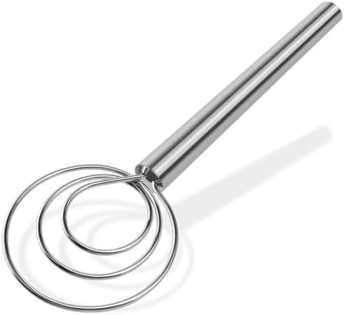 Maxjoy Danish Dough Whisk Stainless Steel for Sourdough Bread