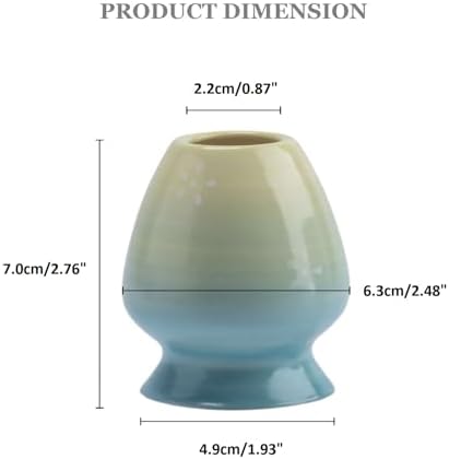 Ceramic Matcha Whisk Holder Stand for Bamboo Matcha Chasen (Gradient Color)