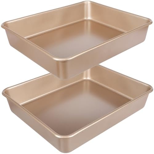 Baking Pan, 2PCS Nonstick Sheet Cake Pan for Kitchen(12.5’’ X 10’’ X 2.4’’)