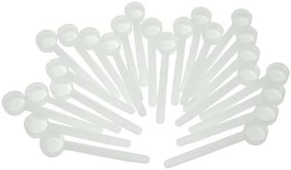 1 Tablespoon (1/2 Oz. | 3 Teaspoon | 14.8 mL) Long Handle Plastic Measuring Spoon for Coffee, Protein Powder, Spices, Grains, Dry Goods – Food-Grade BPA-Free (Pack of 25)