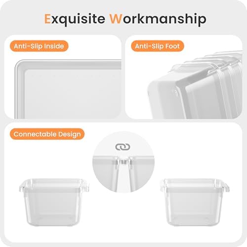 A-LuGei 【Military Grade】 Drawer Organizer for Vanity Bathroom Makeup Desk